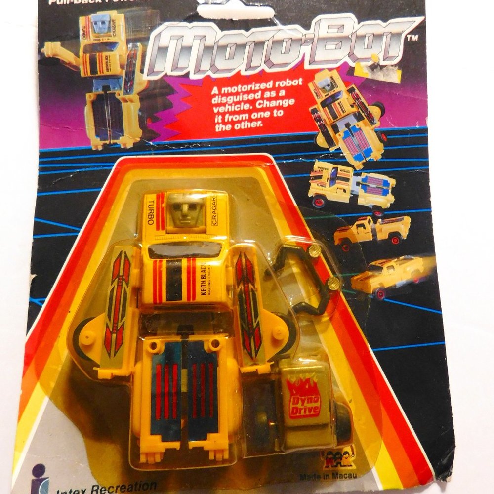 Vintage Moto-Bot A Motorized Robot Disguised as a Vehicle 1984